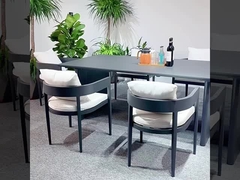 Mesas y sillas al aire libre personalizadas, villas, patios, impermeabilización exterior, protección solar, todo